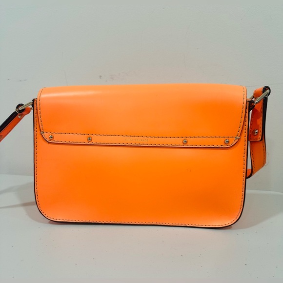 KATE SPADE‎ ESSEX SCOUT ORANGE LEATHER CAMBRIDGE SMALL CROSSBODY MESSENGER BAG - Picture 7 of 13